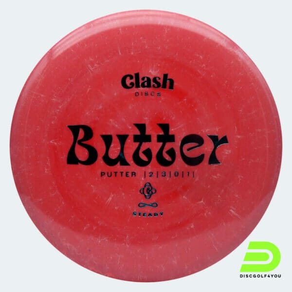 Clash Discs Butter in rosa, im Steady Kunststoff und ohne Spezialeffekt