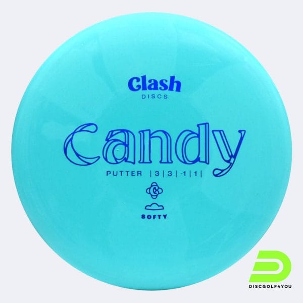 Clash Discs Candy in türkis, im Softy Kunststoff und ohne Spezialeffekt