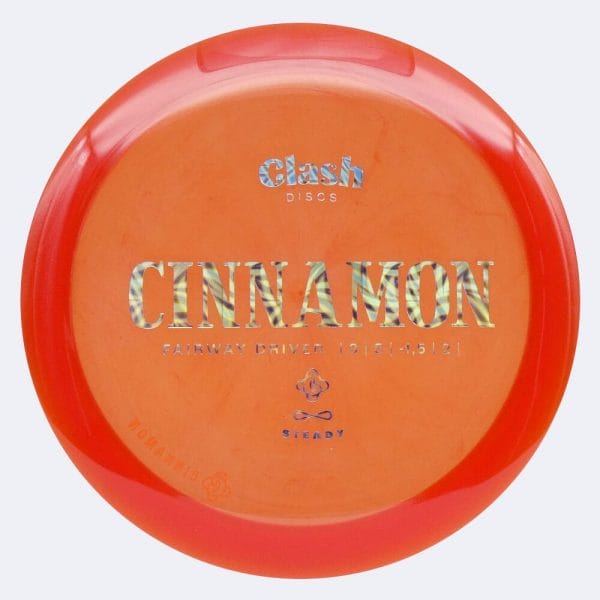 Clash Discs Cinnamon in rot, im Steady Kunststoff und ohne Spezialeffekt