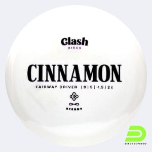 Clash Discs Cinnamon in weiss, im Steady Kunststoff und ohne Spezialeffekt