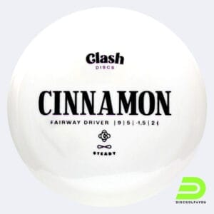 Clash Discs Cinnamon in white, steady plastic