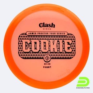 Clash Discs Cookie - James Proctor Tour Series in classic-orange, sunny plastic