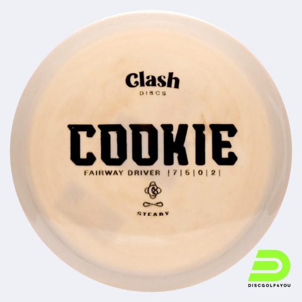 Clash Discs Cookie in brown, steady plastic
