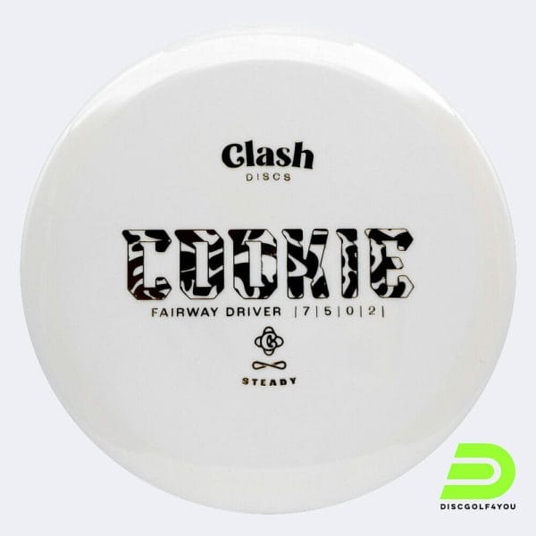 Clash Discs Cookie in weiss, im Steady Kunststoff und ohne Spezialeffekt