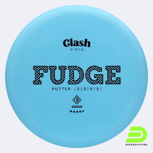Clash Discs Fudge in hellblau, im Hardy Kunststoff und ohne Spezialeffekt