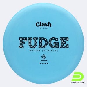 Clash Discs Fudge in light-blue, hardy plastic