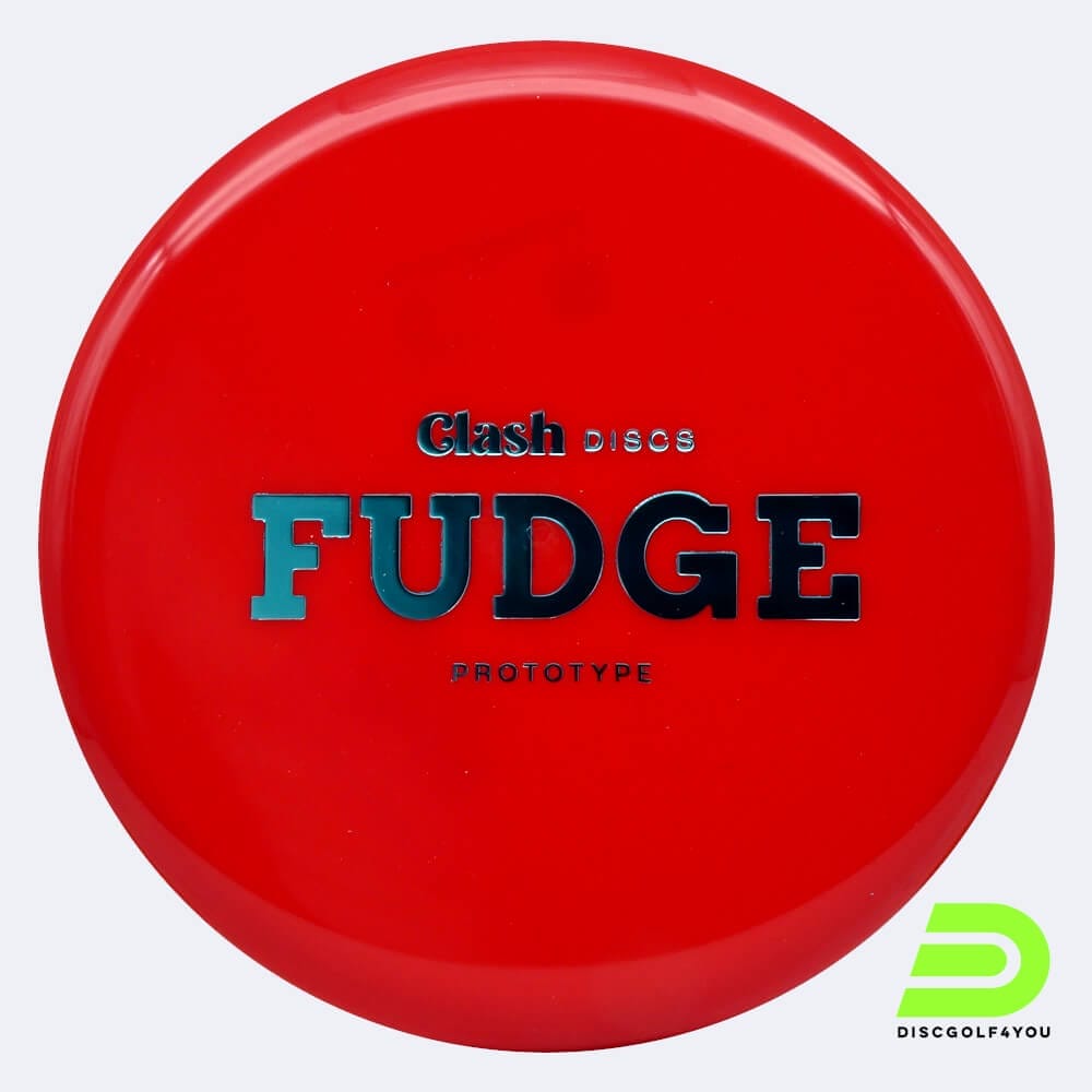 Clash Discs Fudge in rot, im Steady Kunststoff und prototype Spezialeffekt