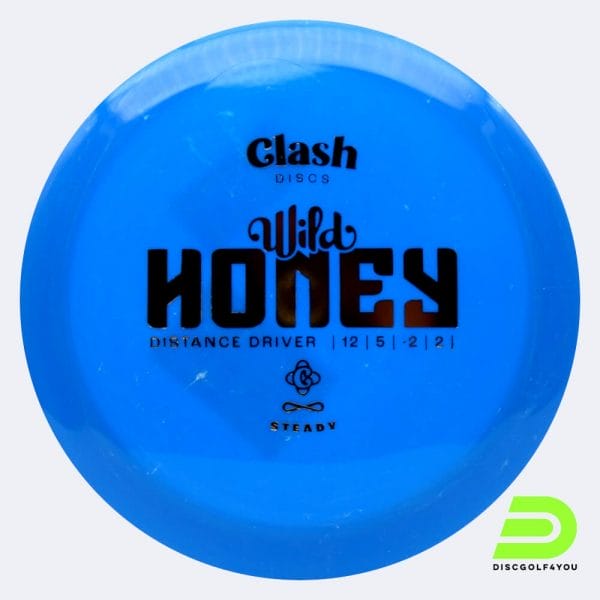 Clash Discs Honey in blau, im Steady Kunststoff und ohne Spezialeffekt