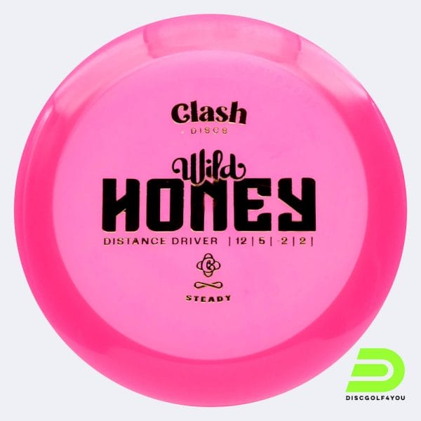 Clash Discs Honey in pink, steady plastic