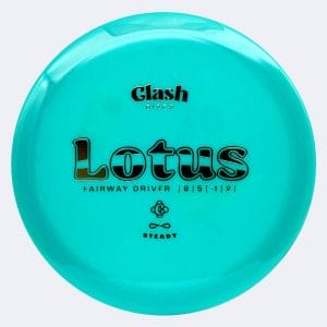 Clash Discs Lotus in turquoise, steady plastic