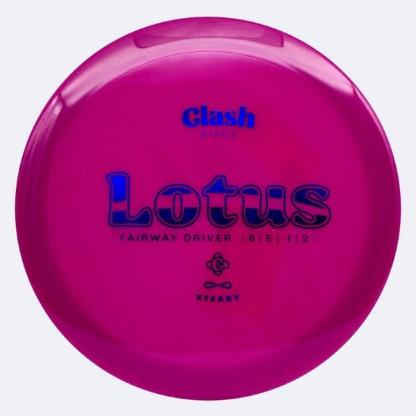 Clash Discs Lotus in violett, im Steady Kunststoff und ohne Spezialeffekt