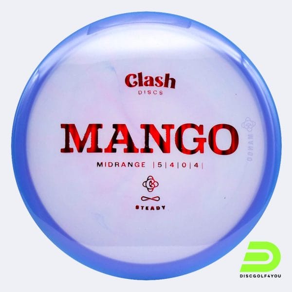 Clash Discs Mango in blau, im Steady Kunststoff und ohne Spezialeffekt