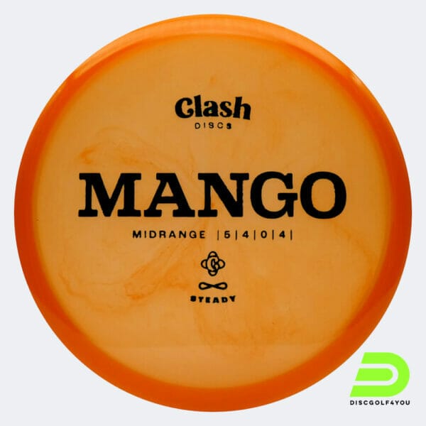 Clash Discs Mango in orange, im Steady Kunststoff und ohne Spezialeffekt