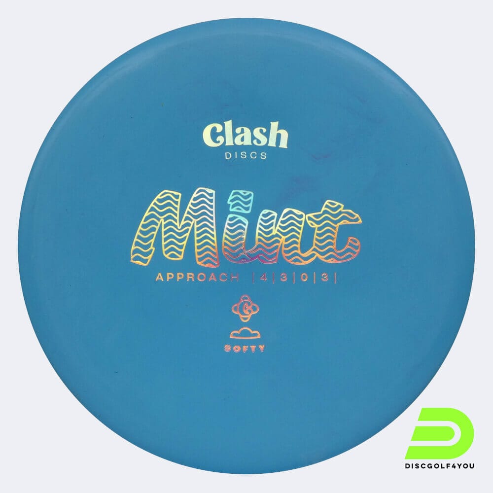 Clash Discs Mint in light-blue, softy plastic