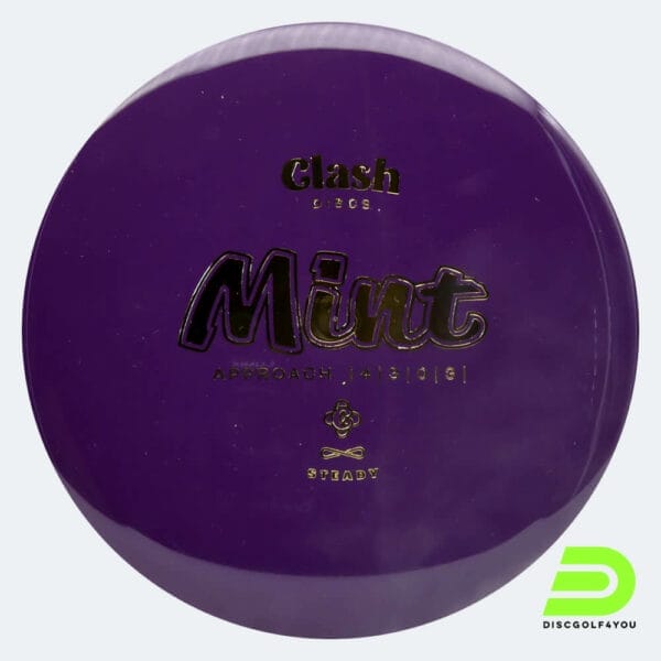 Clash Discs Mint in violett, im Steady Kunststoff und ohne Spezialeffekt