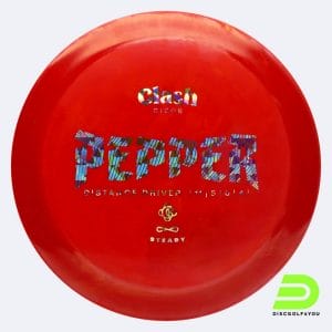 Clash Discs Pepper in rot, im Steady Kunststoff und ohne Spezialeffekt