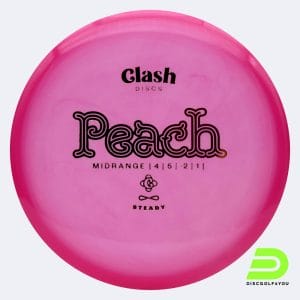 Clash Discs Peach in pink, steady plastic