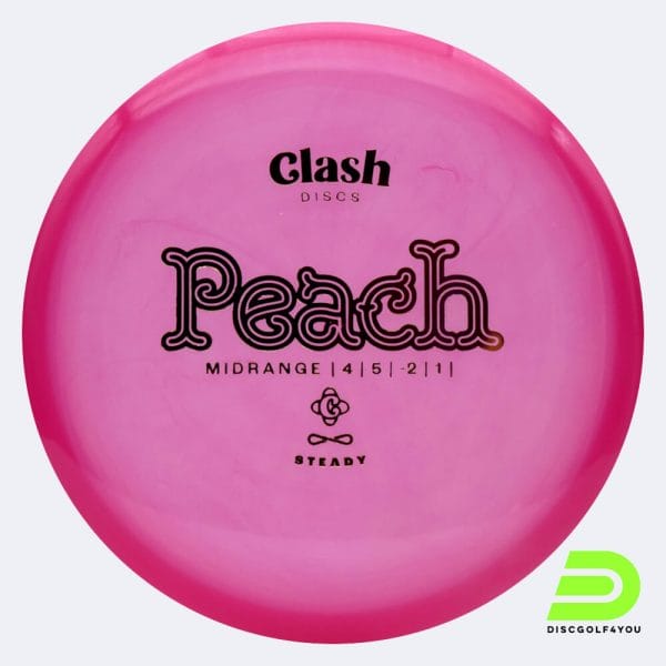 Clash Discs Peach in rosa, im Steady Kunststoff und ohne Spezialeffekt
