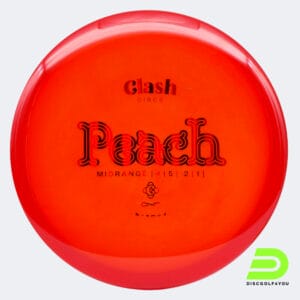 Clash Discs Peach in rot, im Steady Kunststoff und ohne Spezialeffekt