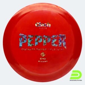 Clash Discs Pepper in rot, im Steady Kunststoff und ohne Spezialeffekt