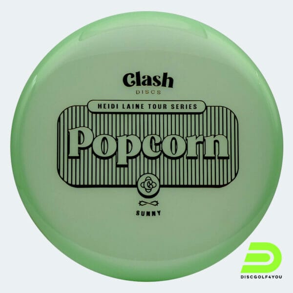 Clash Discs Popcorn - Heidi Laine Tour Series in light-green, sunny plastic
