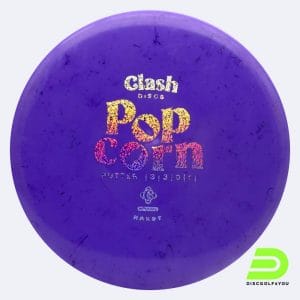 Clash Discs Popcorn in purple, hardy plastic