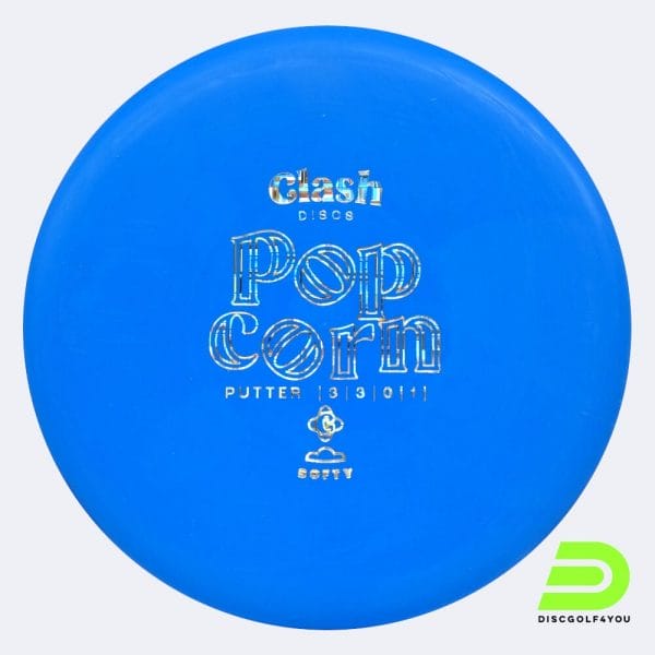 Clash Discs Popcorn in blue, softy plastic