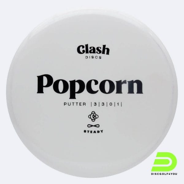 Clash Discs Popcorn in weiss, im Steady Kunststoff und ohne Spezialeffekt