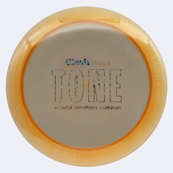 Clash Discs Salt in weiss-orange, im Tone Kunststoff und ohne Spezialeffekt