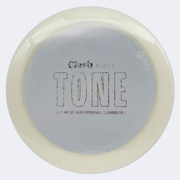 Clash Discs Salt in white, tone plastic