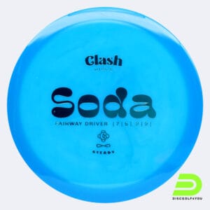 Clash Discs Soda in blue, steady plastic