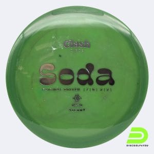Clash Discs Soda in green, steady plastic