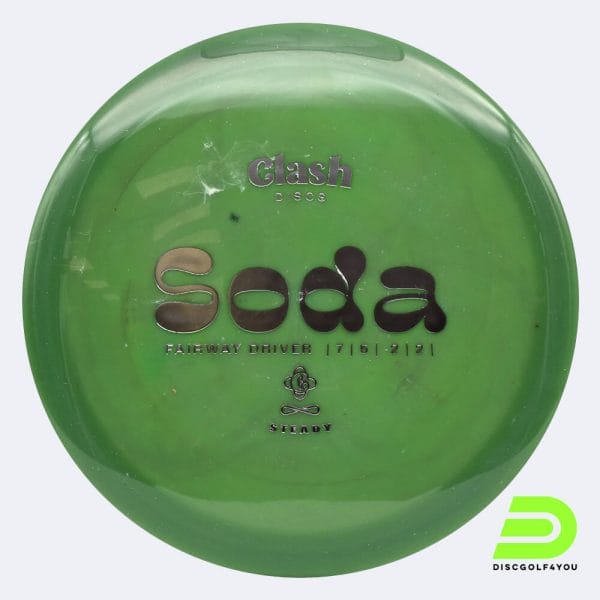 Clash Discs Soda in grün, im Steady Kunststoff und ohne Spezialeffekt
