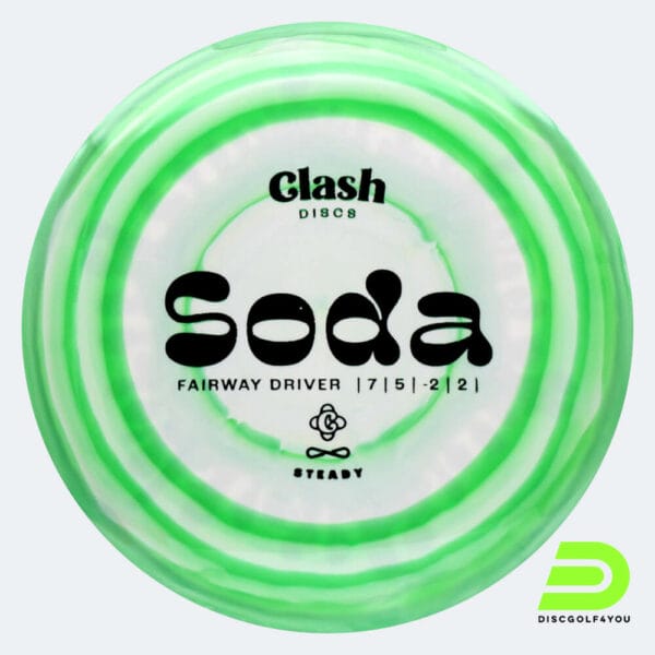 Clash Discs Soda in weiss-hellgruen, im Steady Ring Kunststoff und ohne Spezialeffekt