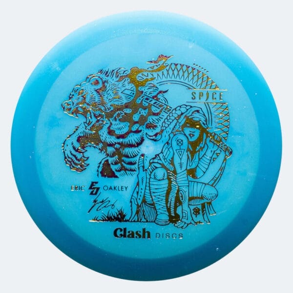 Clash Discs Spice - Eric Oakley Team Series in turquoise, steady plastic