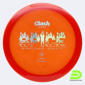 Clash Discs Spice in rot, im Steady Kunststoff und ohne Spezialeffekt