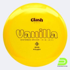 Clash Discs Vanilla in yellow, steady plastic