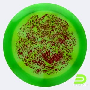 DGA Hurricane Ledgestone Edition 2022 in light-green, le swirl plastic and burst effect