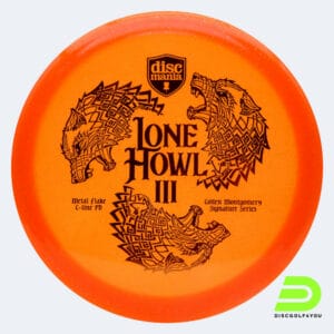 Discmania PD Lone Howl - Colten Montgomery Siganture Series in orange, im Metal Flake C-line Kunststoff und ohne Spezialeffekt