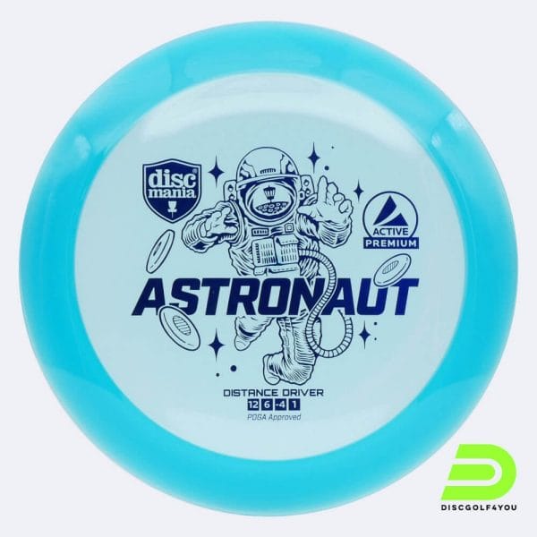 Discmania Astronaut in blau, im Active Premium Kunststoff und ohne Spezialeffekt