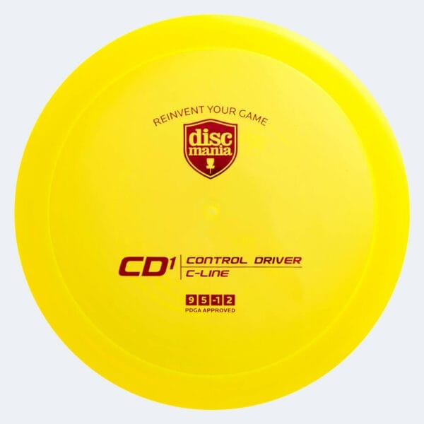 Discmania CD1 in gelb, im C-Line Kunststoff und ohne Spezialeffekt