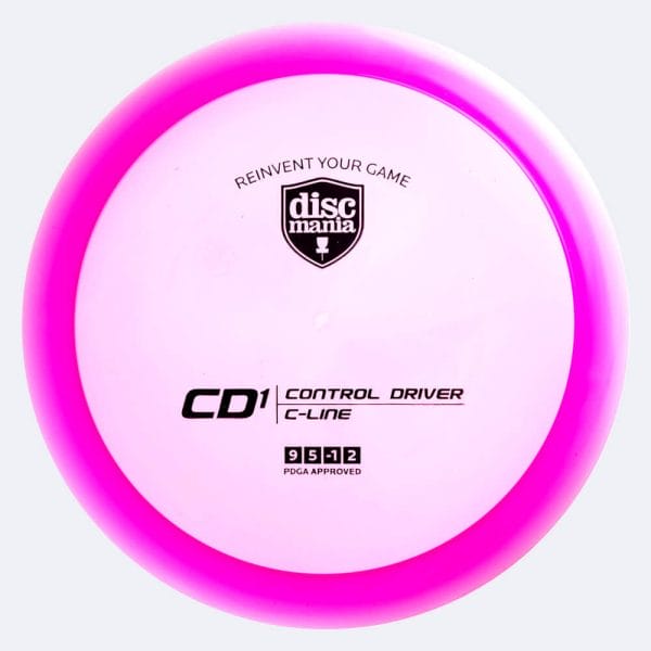 Discmania CD1 in purple, c-line plastic