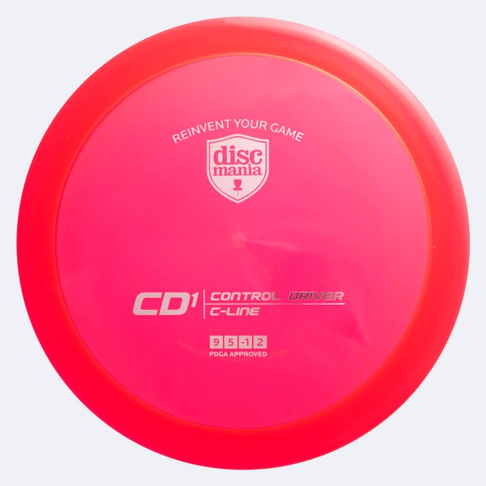 Discmania CD1 in rot, im C-Line Kunststoff und ohne Spezialeffekt
