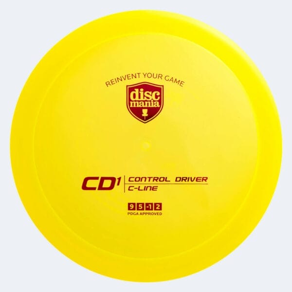 Discmania CD1 in yellow, c-line plastic