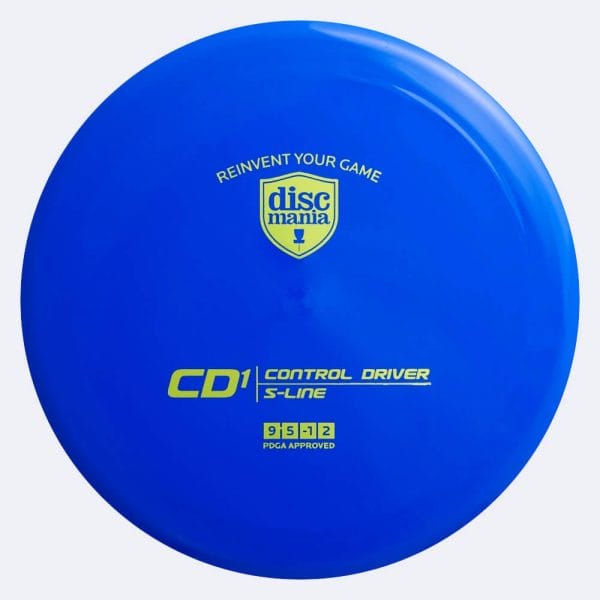 Discmania CD1 in blau, im S-Line Kunststoff und ohne Spezialeffekt