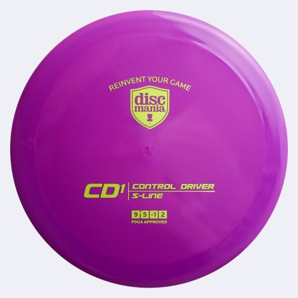 Discmania CD1 in purple, s-line plastic