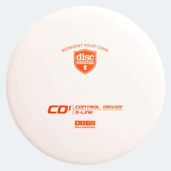 Discmania CD1 in white, s-line plastic