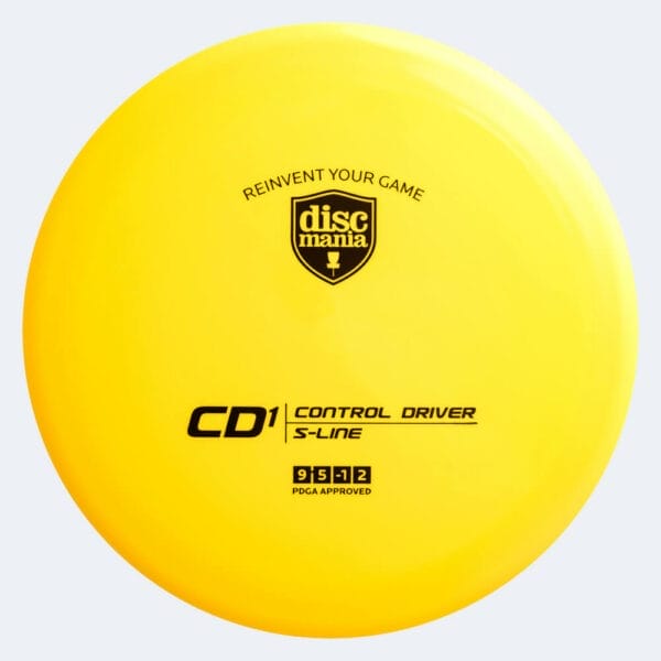 Discmania CD1 in yellow, s-line plastic