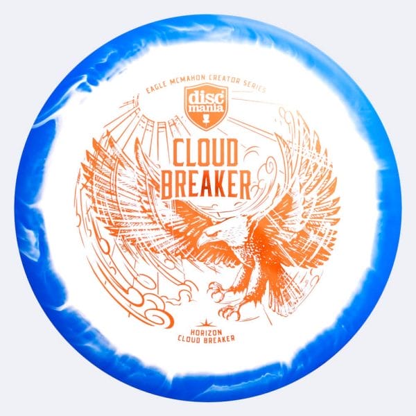 Discmania Cloud Breaker - Eagle McMahon Creator Series in weiss-blau, im Horizon Kunststoff und ohne Spezialeffekt