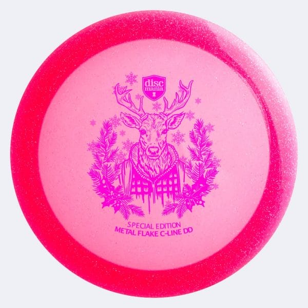 Discmania DD Special Edition in pink, metal flake c-line plastic